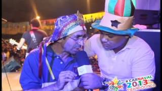 preview picture of video 'TV TIRANDOONDA na Abertura do Carnaval em Escada com Banda Excesso de Bagagem'
