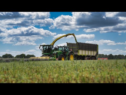 GPS Häckseln 2k22 😎💨🔥| John Deere 9600, 6195r, Fendt 724 Vario, Kaweco+Krone im Einsatz😎 [DROHNE]