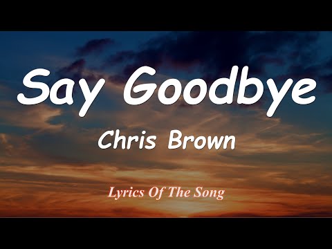 Say Goodbye - Chris Brown (Lyrics)