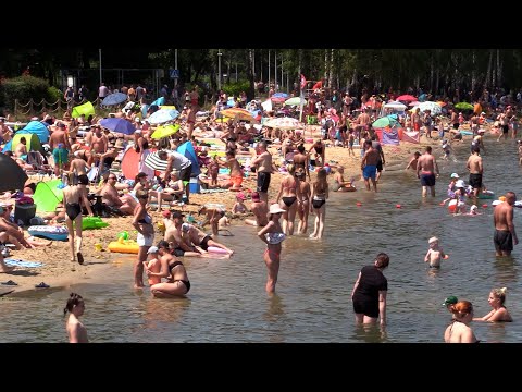 Tłumy na kąpieliskach w regionie 26.06.2022