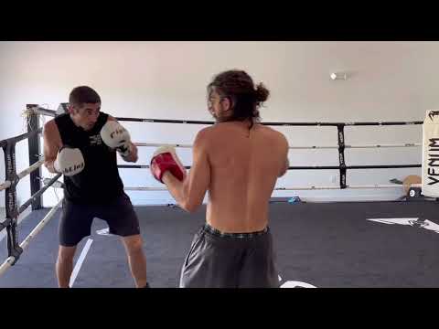 Mitt work #technique#precision#speed#power#cardio#proboxer#boxing