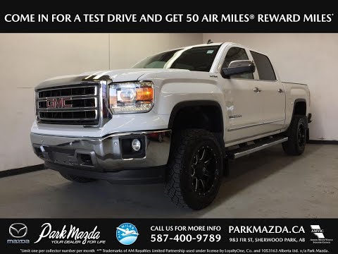 WHITE 2014 GMC Sierra 1500  Review Sherwood Park Alberta - Park Mazda