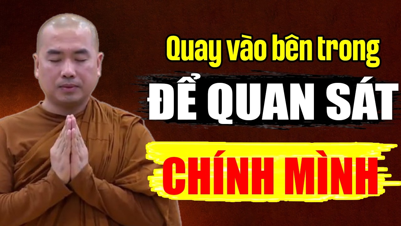 QUAY VÀO BÊN TRONG ĐỂ QUAN SÁT CHÍNH MÌNH | Thầy Minh Niệm