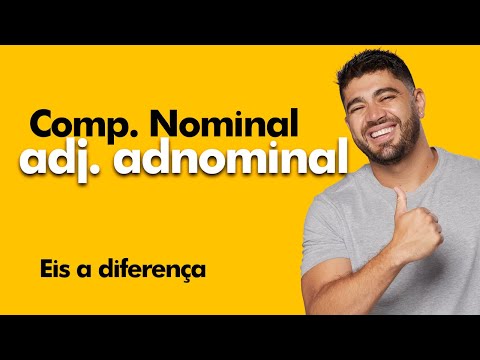 COMPLEMENTO NOMINAL X ADJUNTO ADNOMINAL