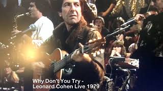 Why Don&#39;t You Try -  Leonard Cohen Live 1979