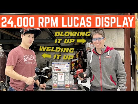 I SPUN The Lucas Oil Display 24,000 RPM! Here's What Happened In SLO-MO