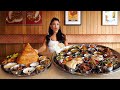 THE UNDEFEATED 36 DISH SOUTH INDIAN THALI EATING CHALLENGE Kal Dosa Bristol LeahShutkever