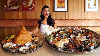 THE UNDEFEATED 36 DISH SOUTH INDIAN THALI EATING CHALLENGE | Kal Dosa 📍Bristol |  @LeahShutkever