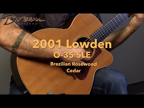 2001 Lowden O-35c SLE, Brazilian Rosewood/Cedar image 21