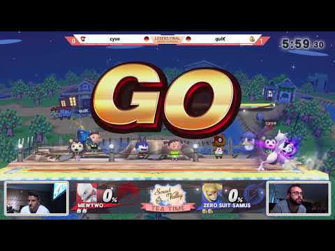 SV2 - cyve (Diddy, Mewtwo) Vs. quiK (ZSS) - Losers Finals - Smash 4
