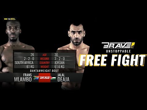 BRAVE CF 4 FREE FIGHT: FRANS MLAMBO VS JALAL AL DAAJA