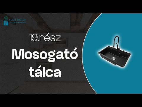 Konyhabútor - A mosogatótálcák és a csapok