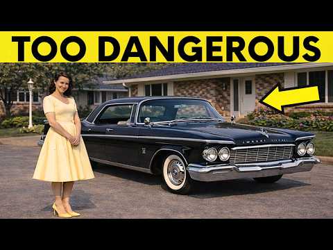 25 FAMOUS Old Cars That Would Be ILLEGAL To Drive Now