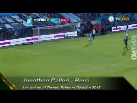 Golazo de calleri a Temperley 0  2 Boca