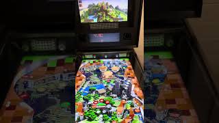 Minecraft Visual Pinball VPX  Virtual Pinball #pinball #virtualpinball #vpx #minecraft #arcade