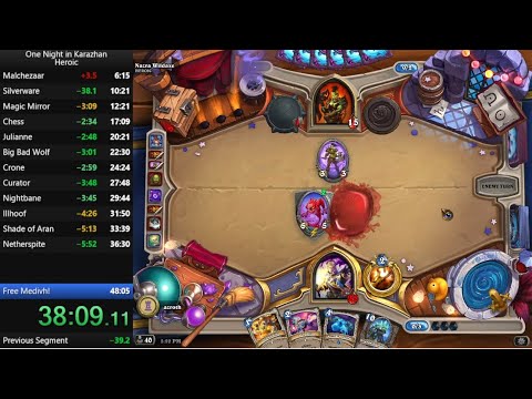 Hearthstone: Heroic Karazhan Speedrun in 40:36