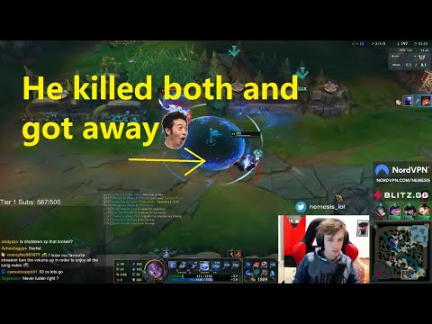 Nemesis's ryze is insane 👌 | 1v2 outplay