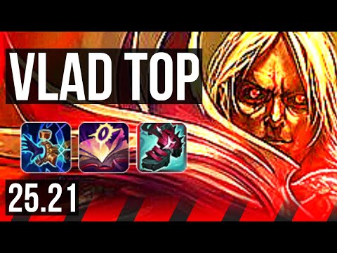 VLADIMIR vs JAX (TOP) | 6 solo kills, 12/3/8 | KR Master | 25.21