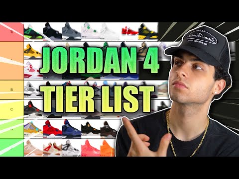 JORDAN 4 TIER LIST 👟 | WORST TO BEST JORDAN RETRO 4s ‼️