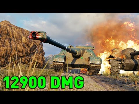 World Of Tanks | AMX 50 Foch B - 12900 Damage -  Kills
