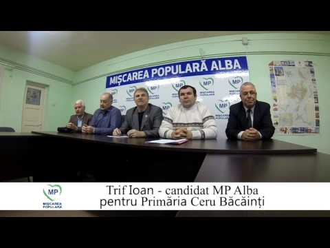 Trif Ioan - candidat MP Alba - Ceru Bacainti