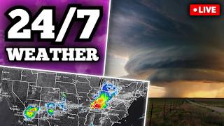 🔴 LIVE Severe Weather Coverage - Live Storm Chasers And Tornado Warnings (New 24/7 Beta Stream)