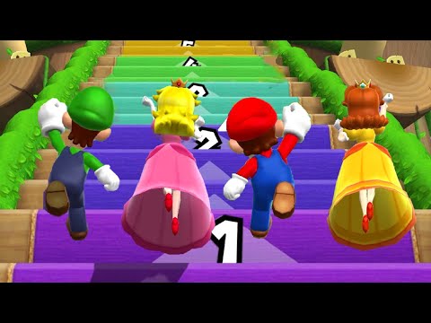 Mario Party 9 Minigames - Step it Up (Master Difficulty)