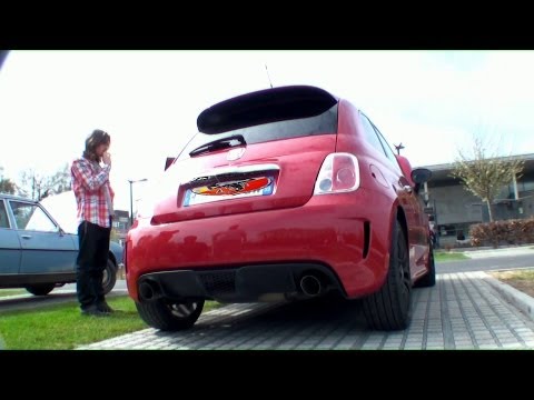 Fiat 500 Abarth with Akrapovič exhaust ! Nice sounds ! 170 HP