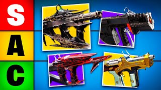 Ranking Every SMG in a Tier List (Destiny 2)