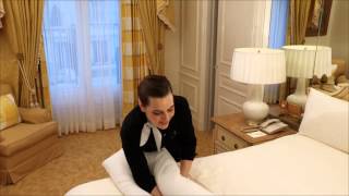 Four Seasons Hotel George V, Paris - Professional Bed Making and Cleaning Tips