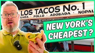 Is This NEW YORK'S CHEAPEST RESTAURANT? | Los Tacos No. 1!