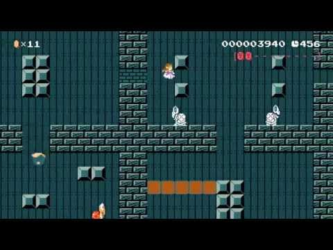 Classic Zelda Dungeon by Emily - SUPER MARIO MAKER - No Commentary 一 1AJ