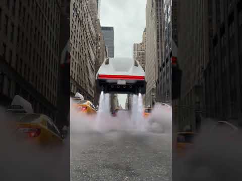 When traffic is just too #flyingcar #traffichacks #tesla #roadster