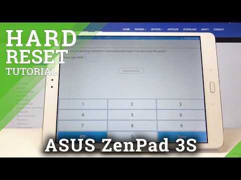 How to Factory Reset ASUS ZenPad 3S – Erase Data & Customized Settings
