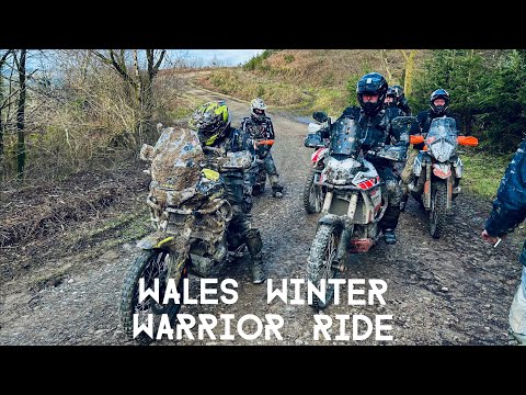 Wales Winter Warrior Ride. Off-road Ktm, Yamaha, Aprilia, Suzuki, Beta, Kove