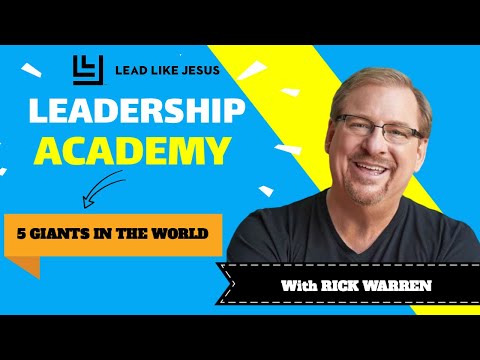 Rick Warren: 5 Giants