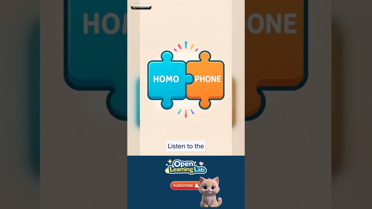 What Are Homophones? — How it works 🚀 #Shorts