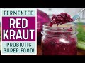 FERMENTED RED CABBAGE SAUERKRAUT - The Best Beginner Friendly Sauerkraut Video Out There!