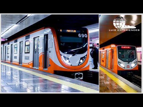 LÍNEA 1 TRENES DE BALDERAS A PANTITLAN METRO CDMX