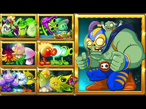 Random 30 Team Plants Vs Hero Smash Gargantuar LEVEL 10 - Pvz 2 Challenge