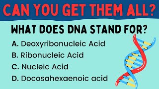 Genetics Quiz | Human Biology Trivia - Can you get perfect (33 Questions)