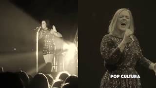 Adele & Demi Lovato - Hello (live sync duet)