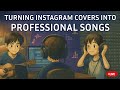 Turning Instagram Covers Into Professional Songs FL Studio Live Music Production 31