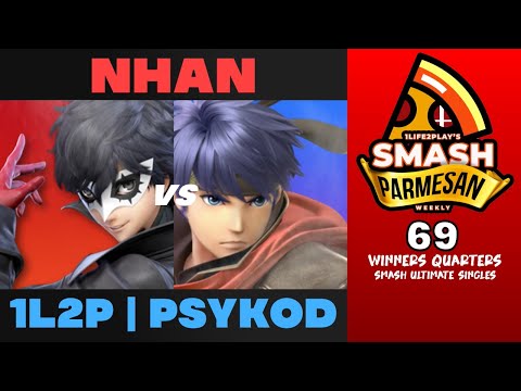 Nhan vs 1L2P  PsyKoD - Smash Ultimate Singles Winners Quarters Smash Parmesan 69 - Joker vs Ike