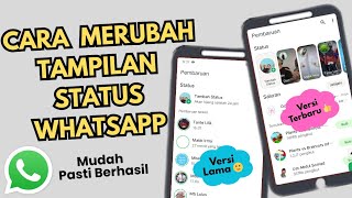 Download lagu Cara merubah tampilan status WhatsApp ke versi terbaru  mp3