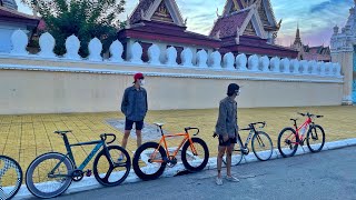 Fixed gear bike 🇰🇭 #khmer #fixedgearkhmer 🏁✨