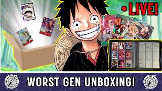 Our Worst Generation cards arrived! One Piece TCG Live Unboxing