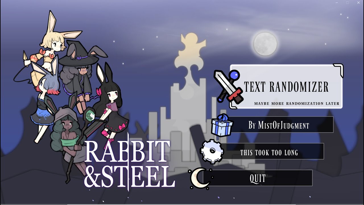 Rabbit and Steel Randomizer Video