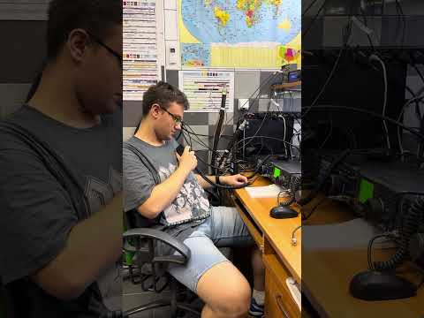 Radio amateurs from Wrocław during the connection