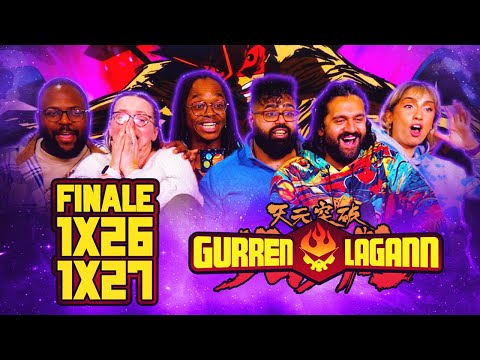One Final Ride! Gurren Lagann 1x26 & 1x27 - Group Reaction